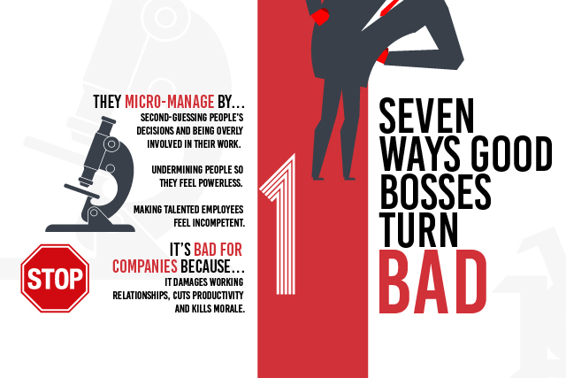 Seven traits that differentiate bad bosses from good ones