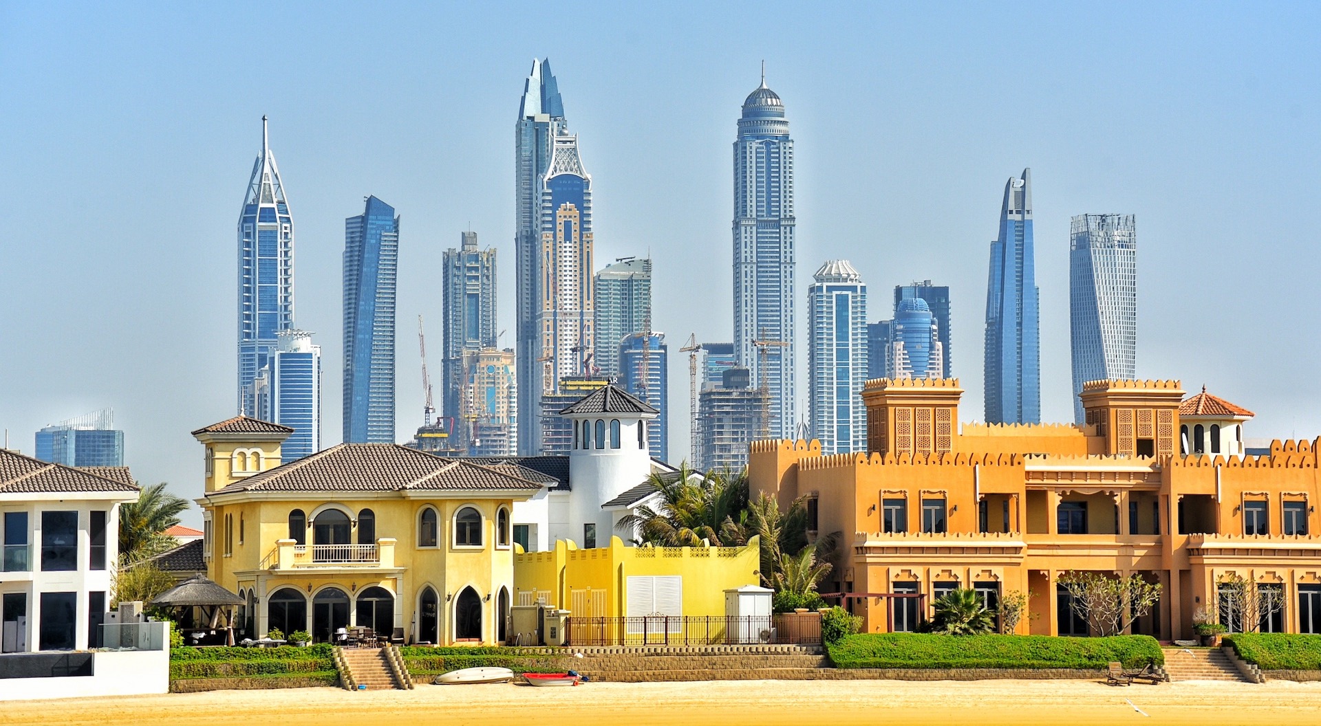 Suburban and cityscapes in Dubai