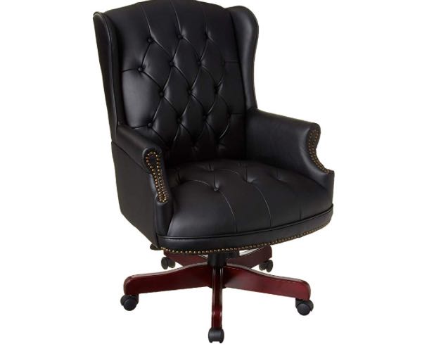 A photo of a wingback by Boss Office Products