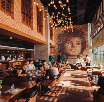 An image of Basta!- one of the best business lunch spots in Dubai