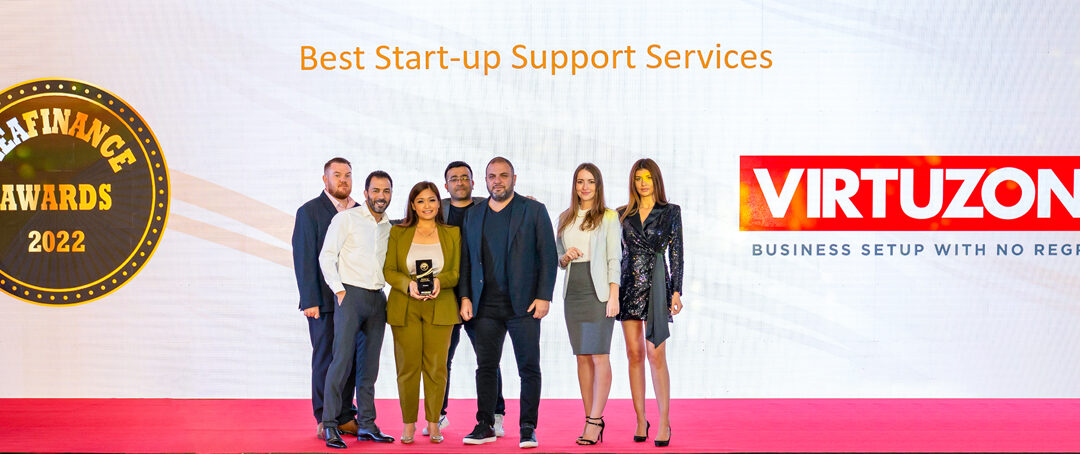 Virtuzone bags the ‘Best Startup Support Services’ award at the MEA Finance Awards 2022
