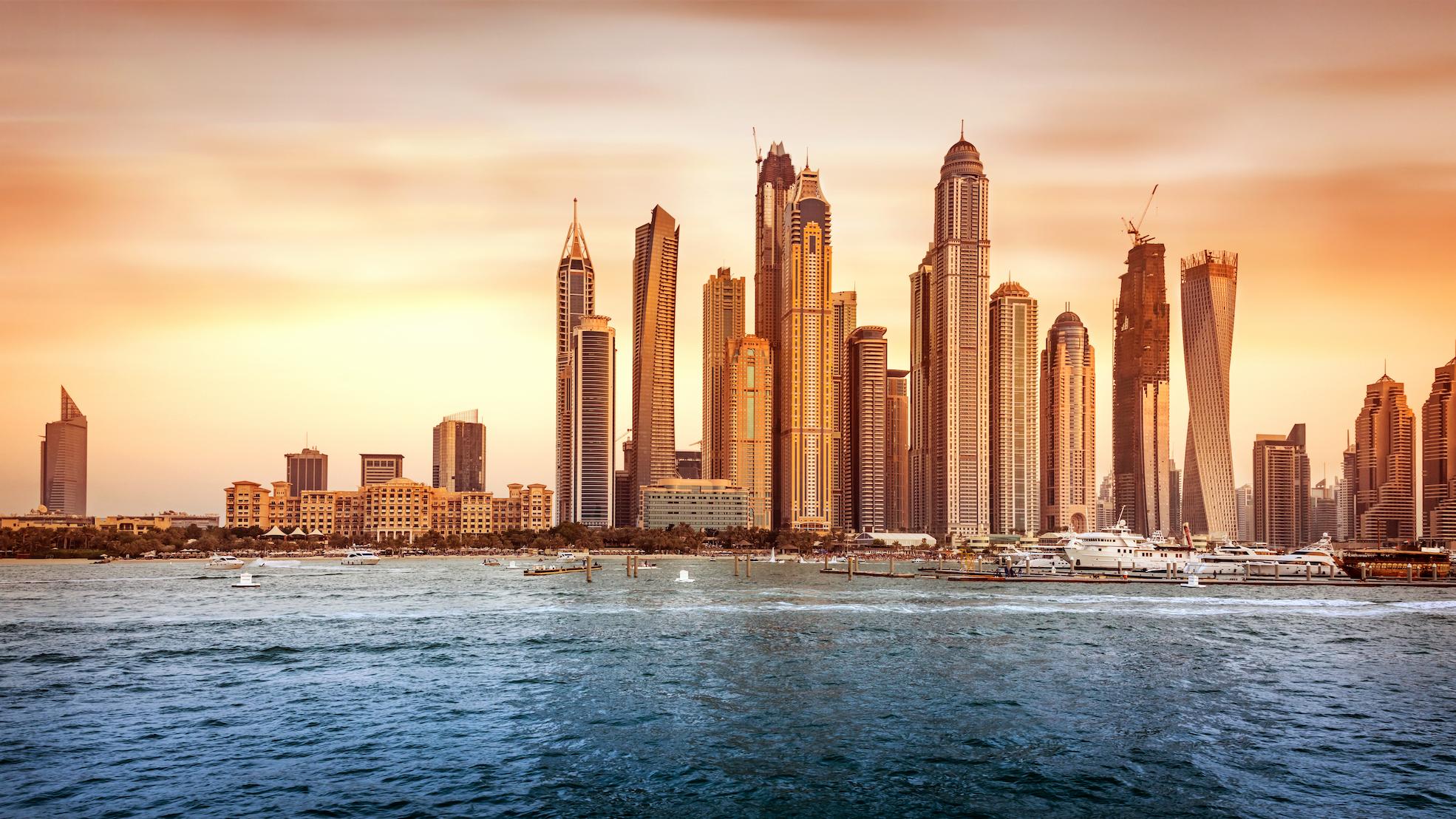 An image of Dubai city.