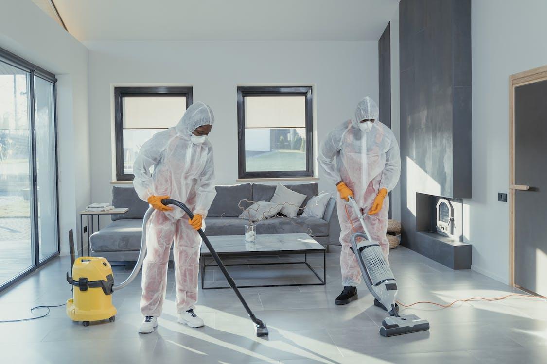 An image showing cleaners at work- a top business idea in Abu Dhabi.