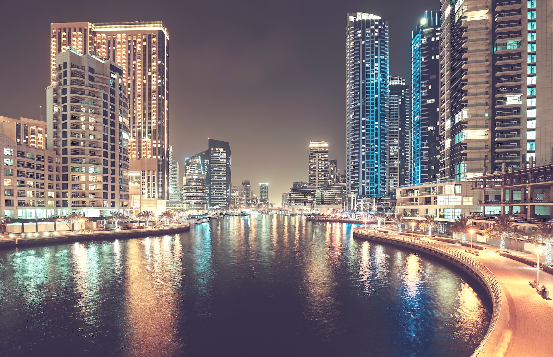 An image of the city of Dubai