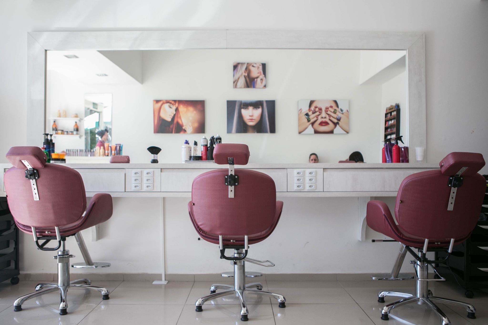 Stock Photo Of A Hair Salon Using A Professional Licence