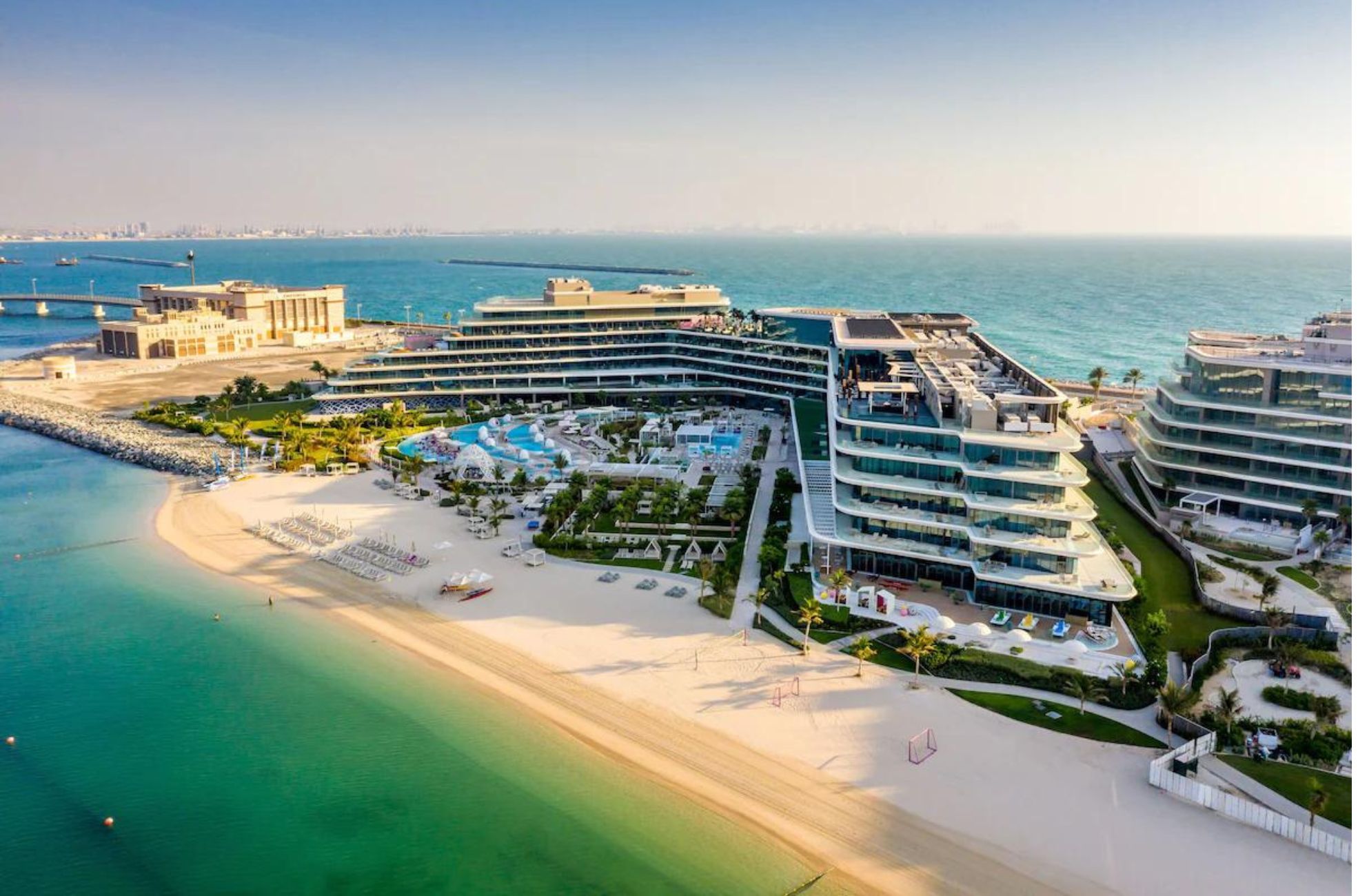 W Dubai Hotel Aerial View
