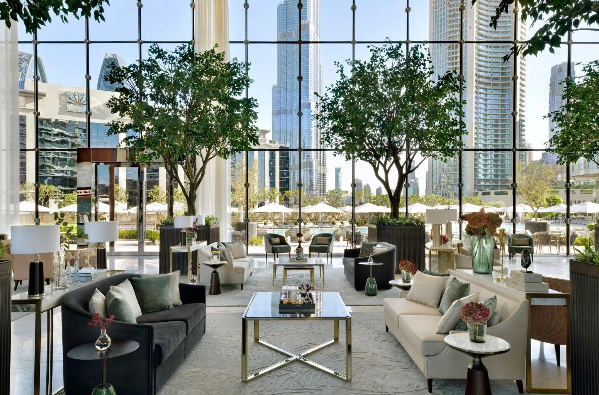 Address Sky View Hotel Lobby In Dubai