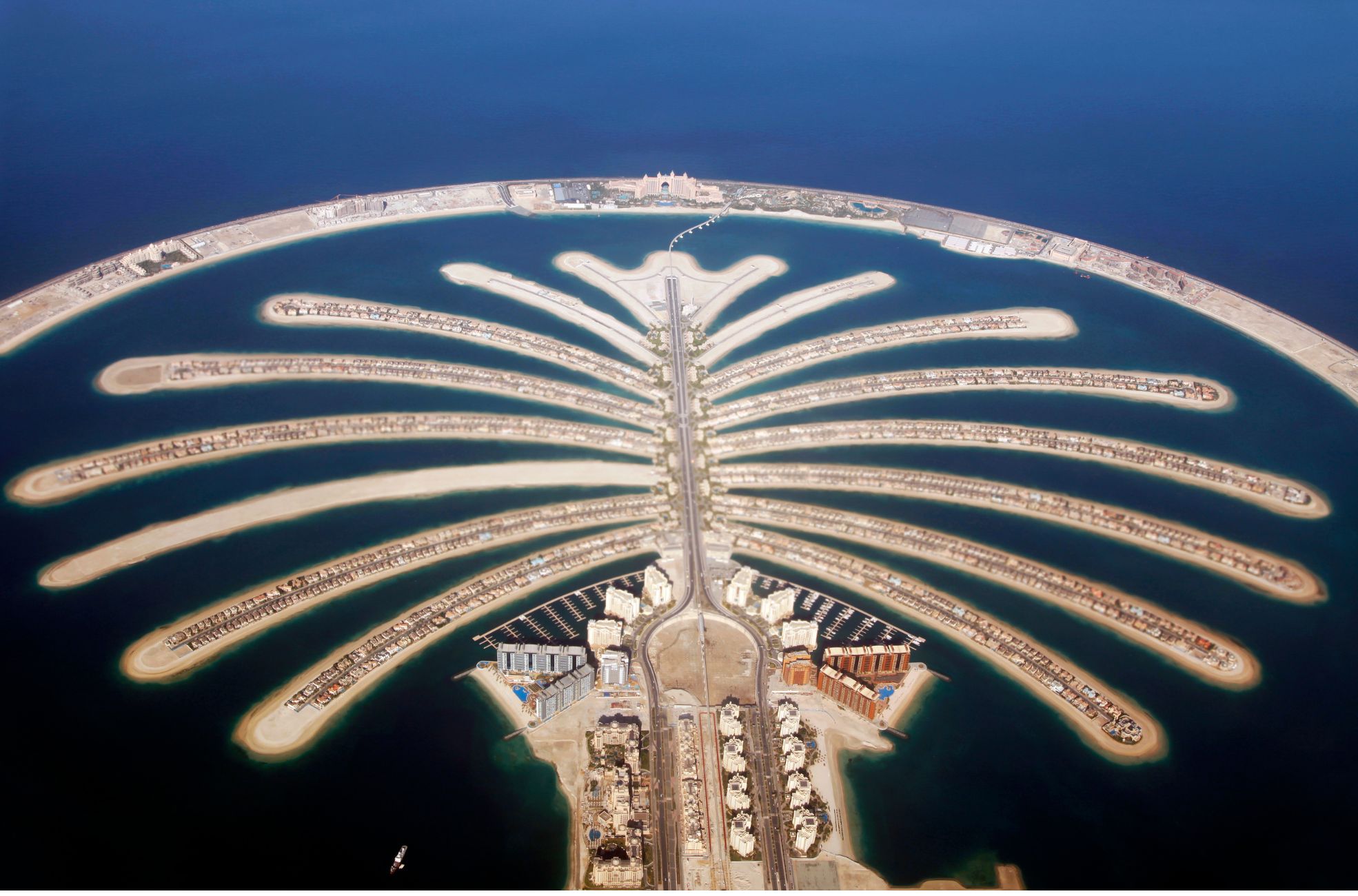 Aerial Shot Of Dubai