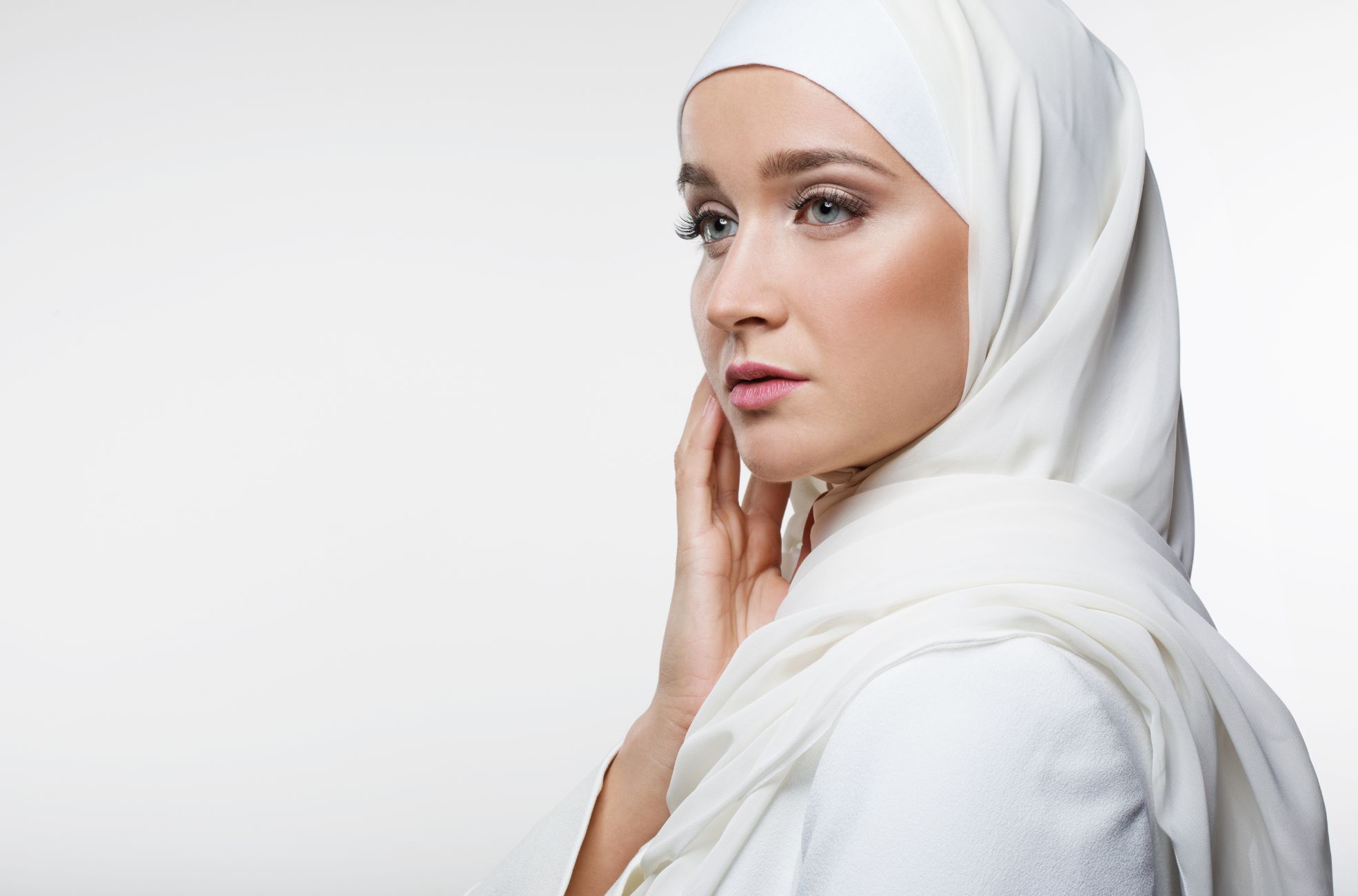 Fashion Model In Hijab