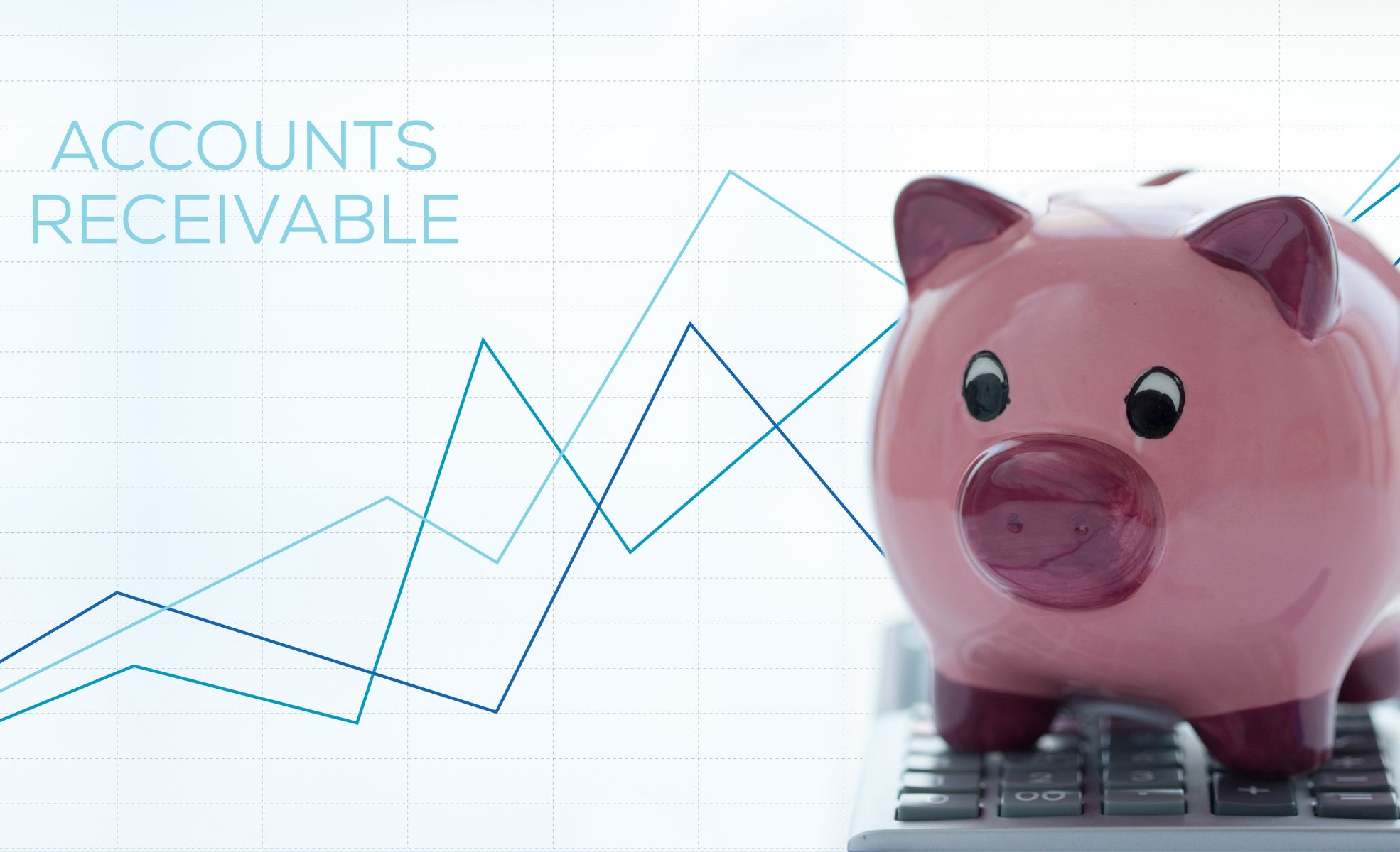 Piggy Bank And Title "Accounts Receivable"