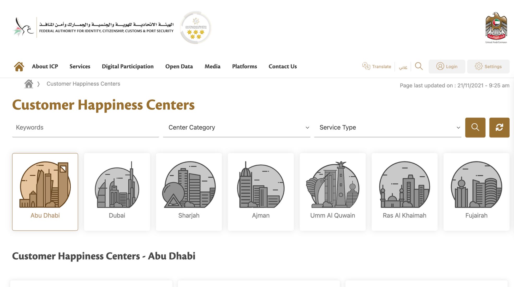 Screenshot Of Happiness Centres