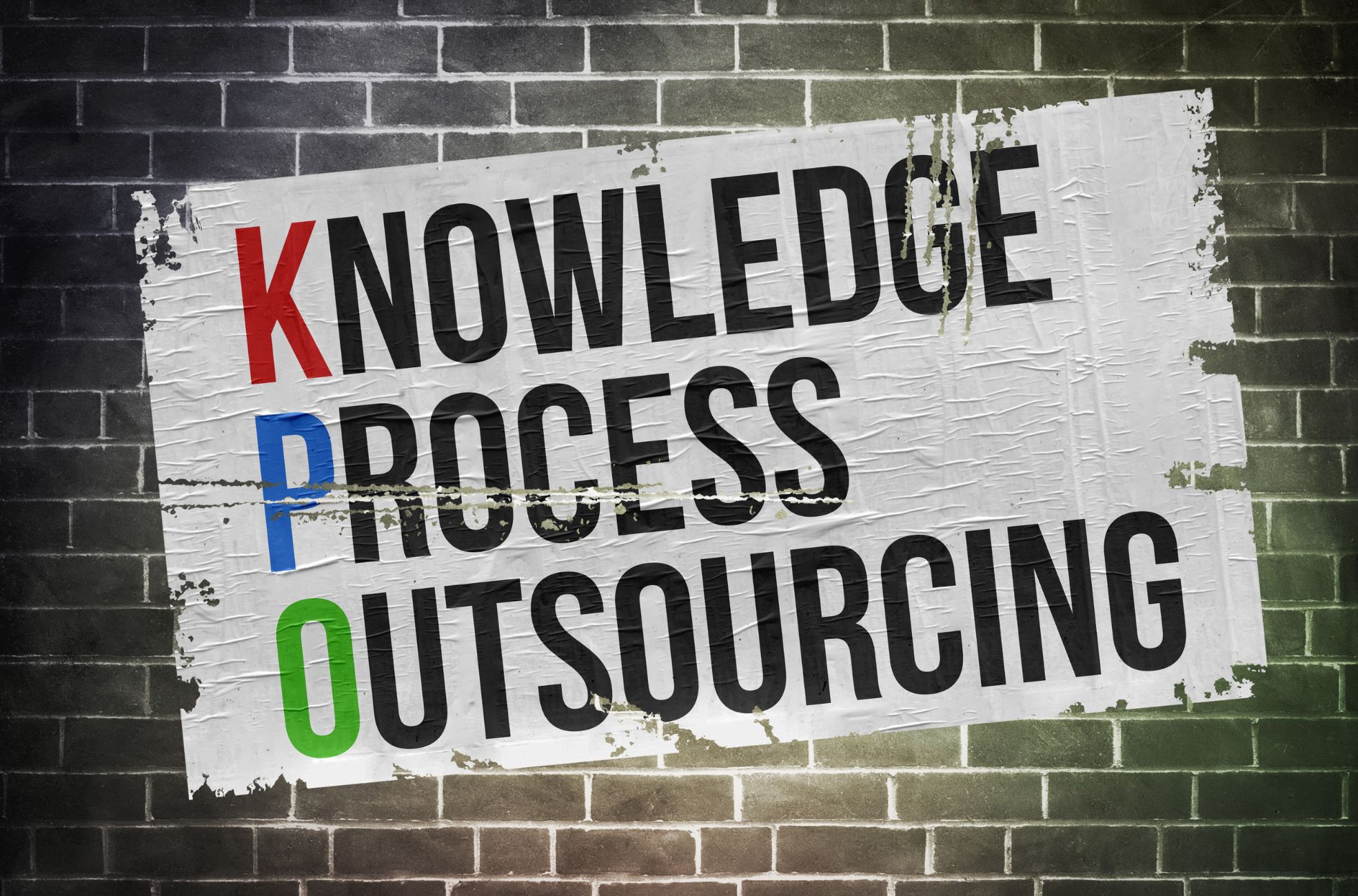 Title Page Saying Knowledge Process Outsourcing