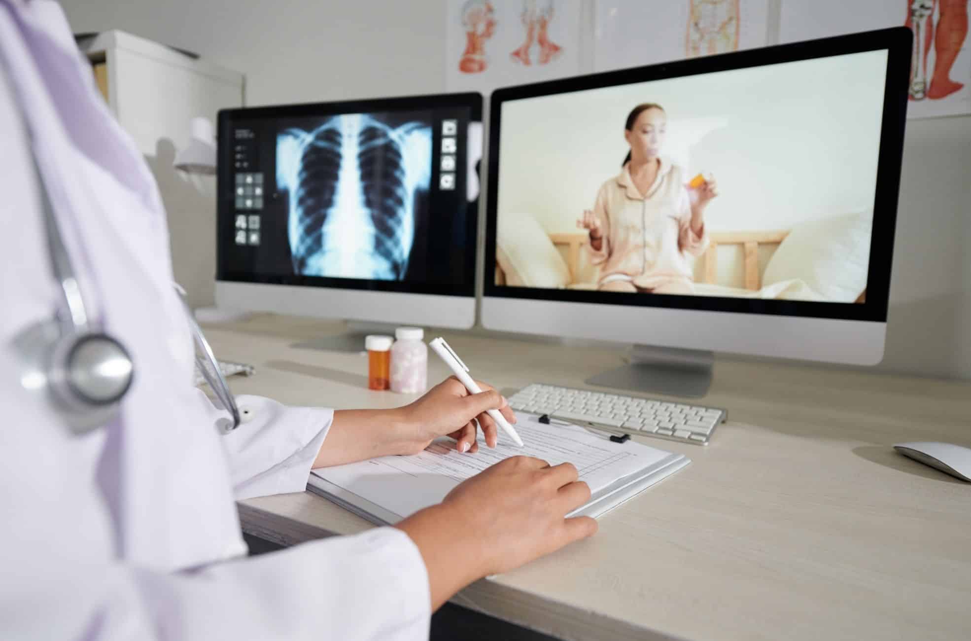 Doctor Providing Telehealth Consult