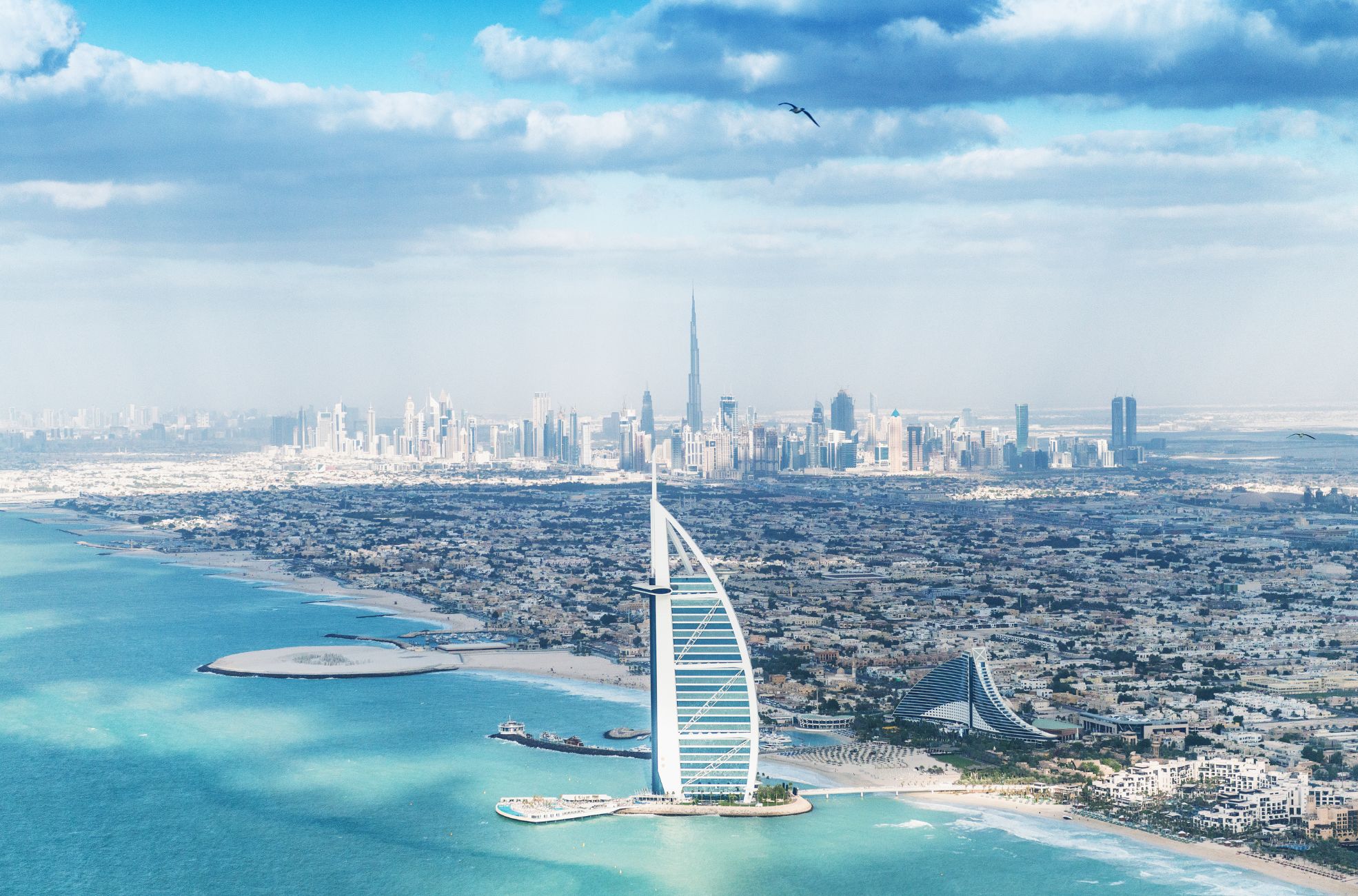 Aerial View Of Dubai