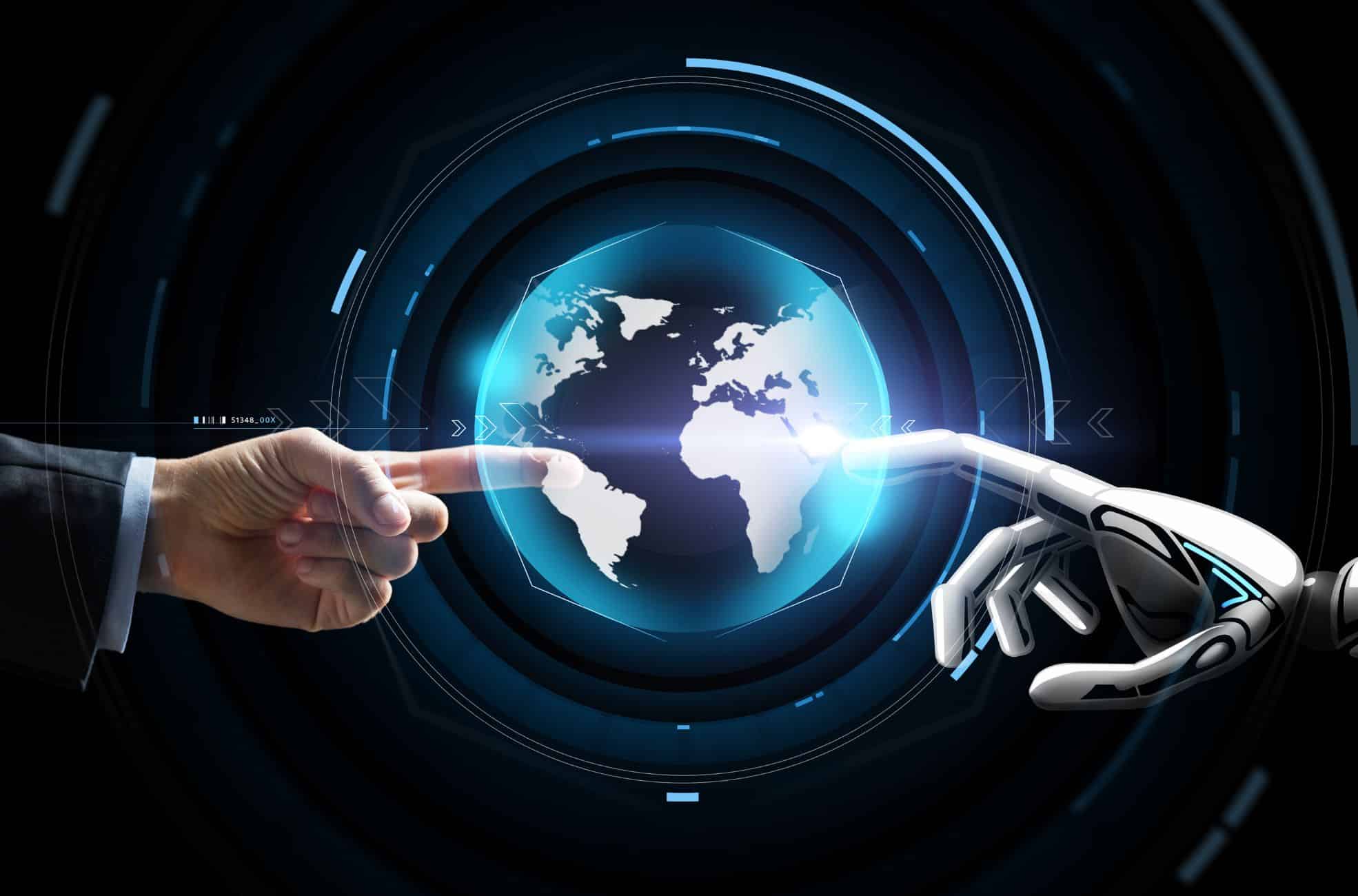 AI Diagram And Globe