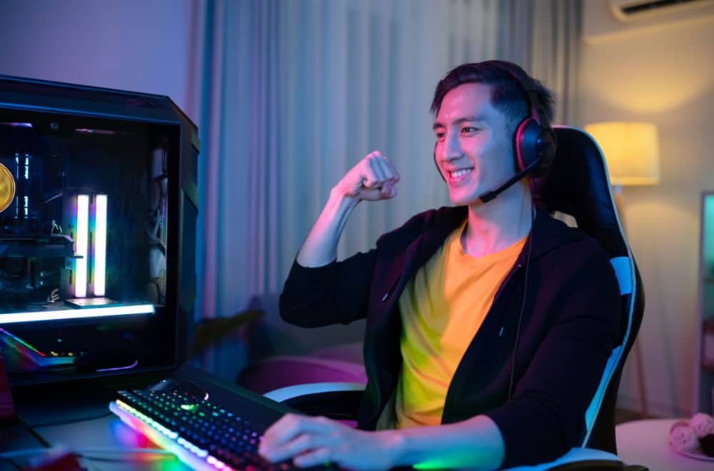 Man Doing Gaming