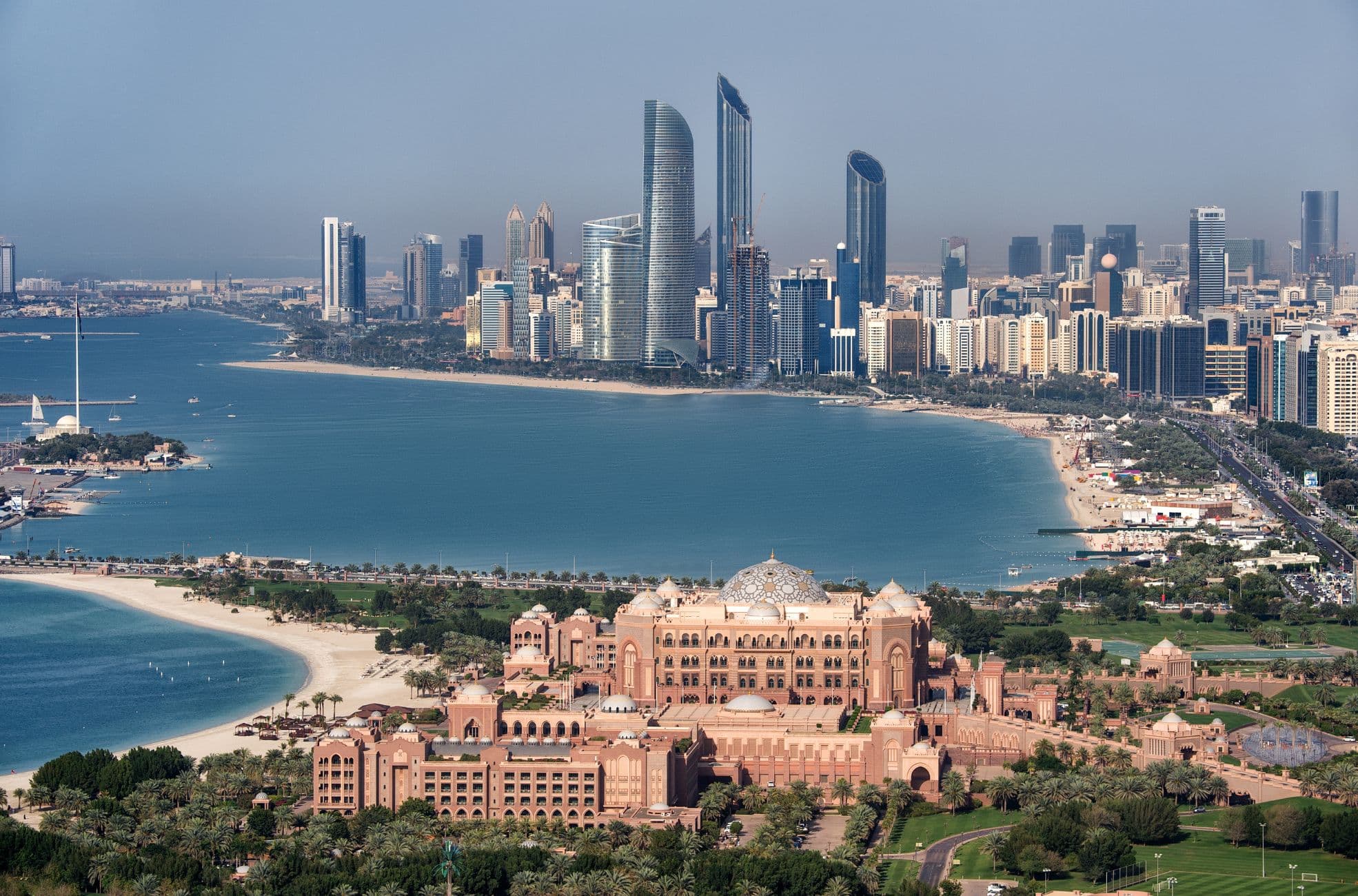 Buildings And Waterway In Abu Dhabi