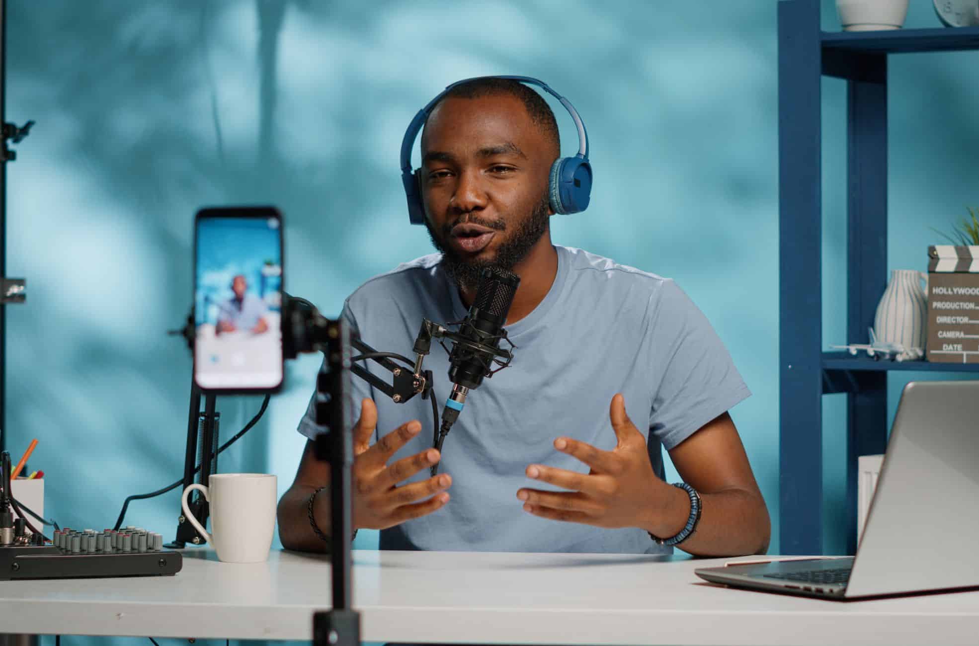 Content Creator Making Video