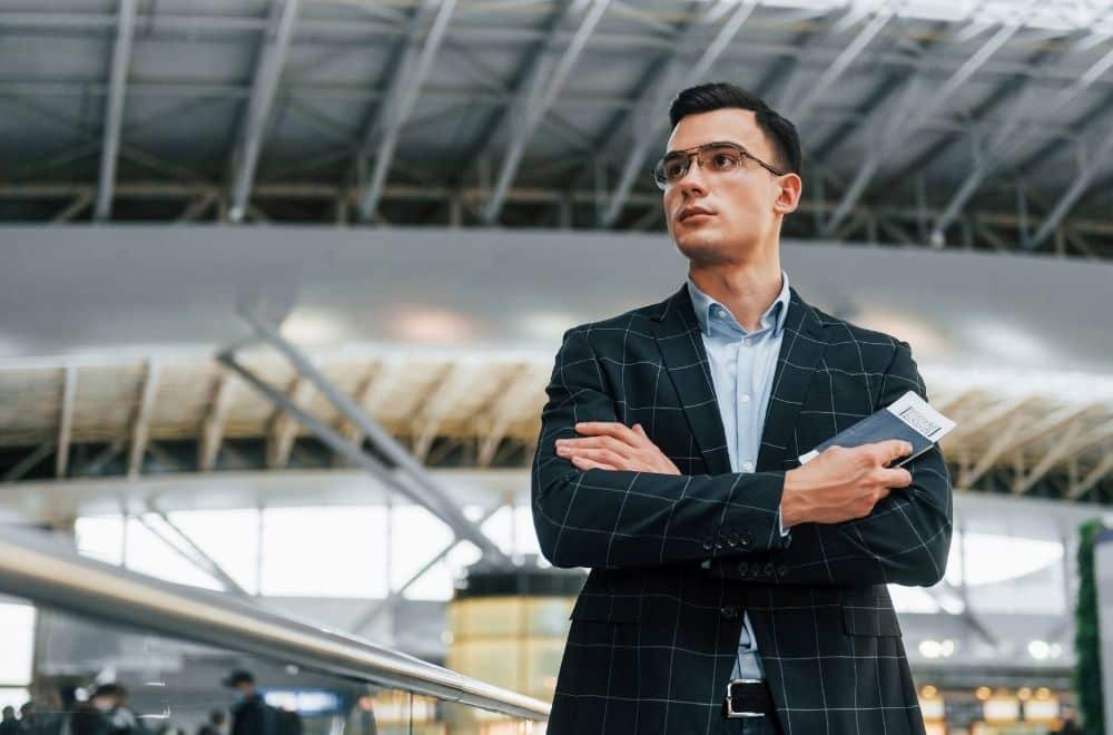 Businessman At Airport