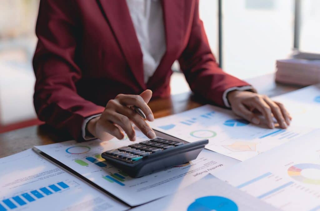 Accountant At Desk